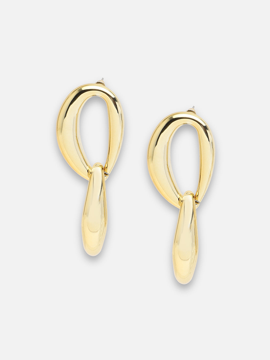 GOLD PLATED PARTY DESIGNER DROP EARRING FOR WOMEN