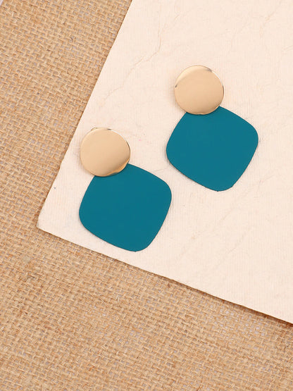 GOLD PLATED PARTY DESIGNER DROP EARRING FOR WOMEN