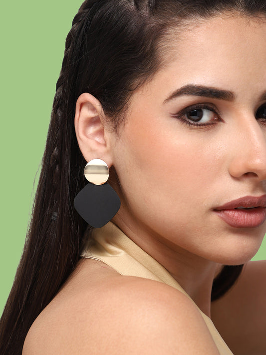 GOLD PLATED PARTY DESIGNER DROP EARRING FOR WOMEN