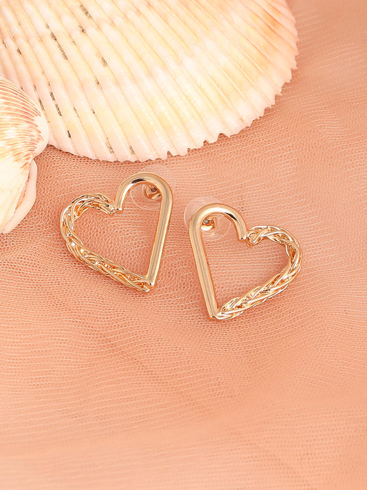 GOLD PLATED PARTY DESIGNER STUD FOR WOMEN