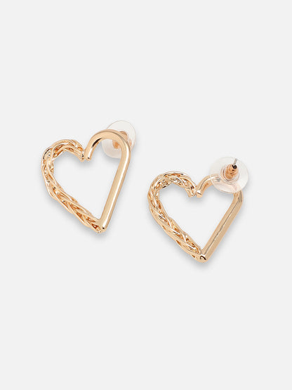 GOLD PLATED PARTY DESIGNER STUD FOR WOMEN