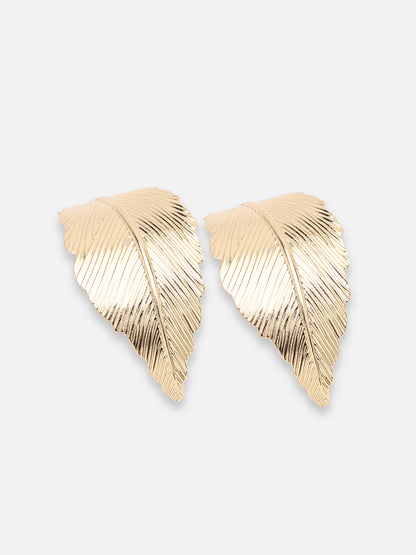 GOLD PLATED PARTY DESIGNER HOOP EARRING FOR WOMEN