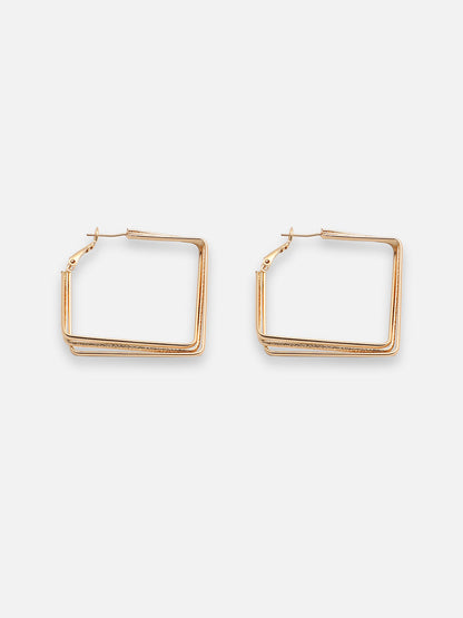GOLD PLATED PARTY DESIGNER DROP EARRING FOR WOMEN