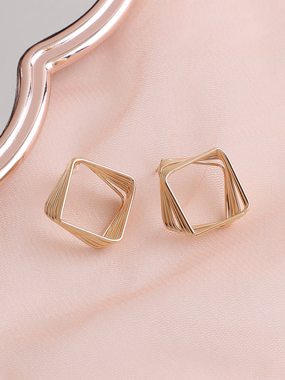GOLD PLATED PARTY DESIGNER DROP EARRING FOR WOMEN