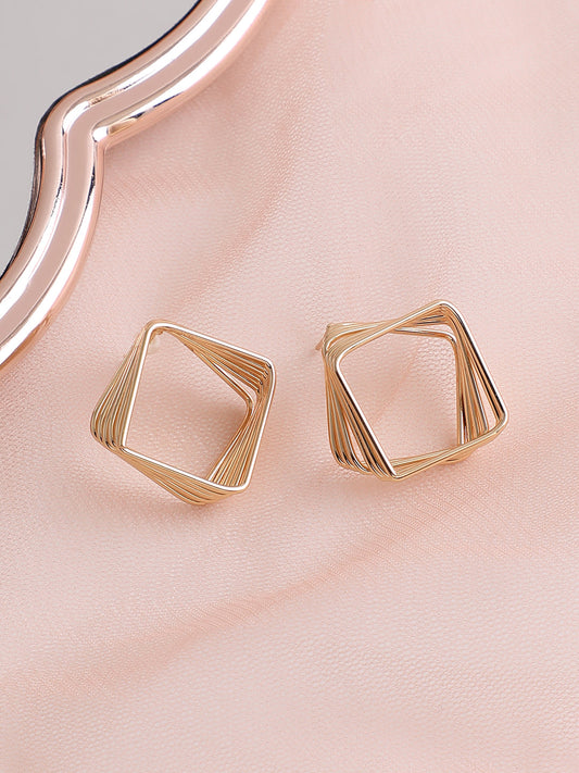 GOLD PLATED PARTY DESIGNER DROP EARRING FOR WOMEN