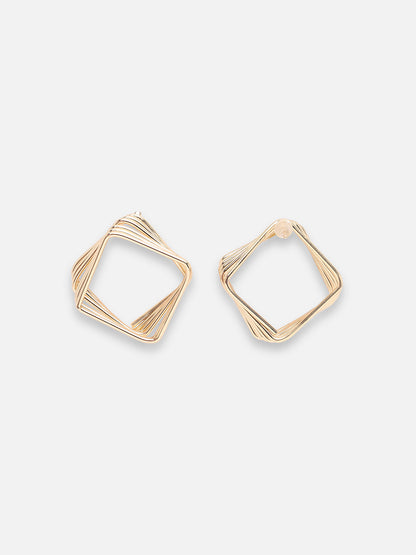 GOLD PLATED PARTY DESIGNER DROP EARRING FOR WOMEN