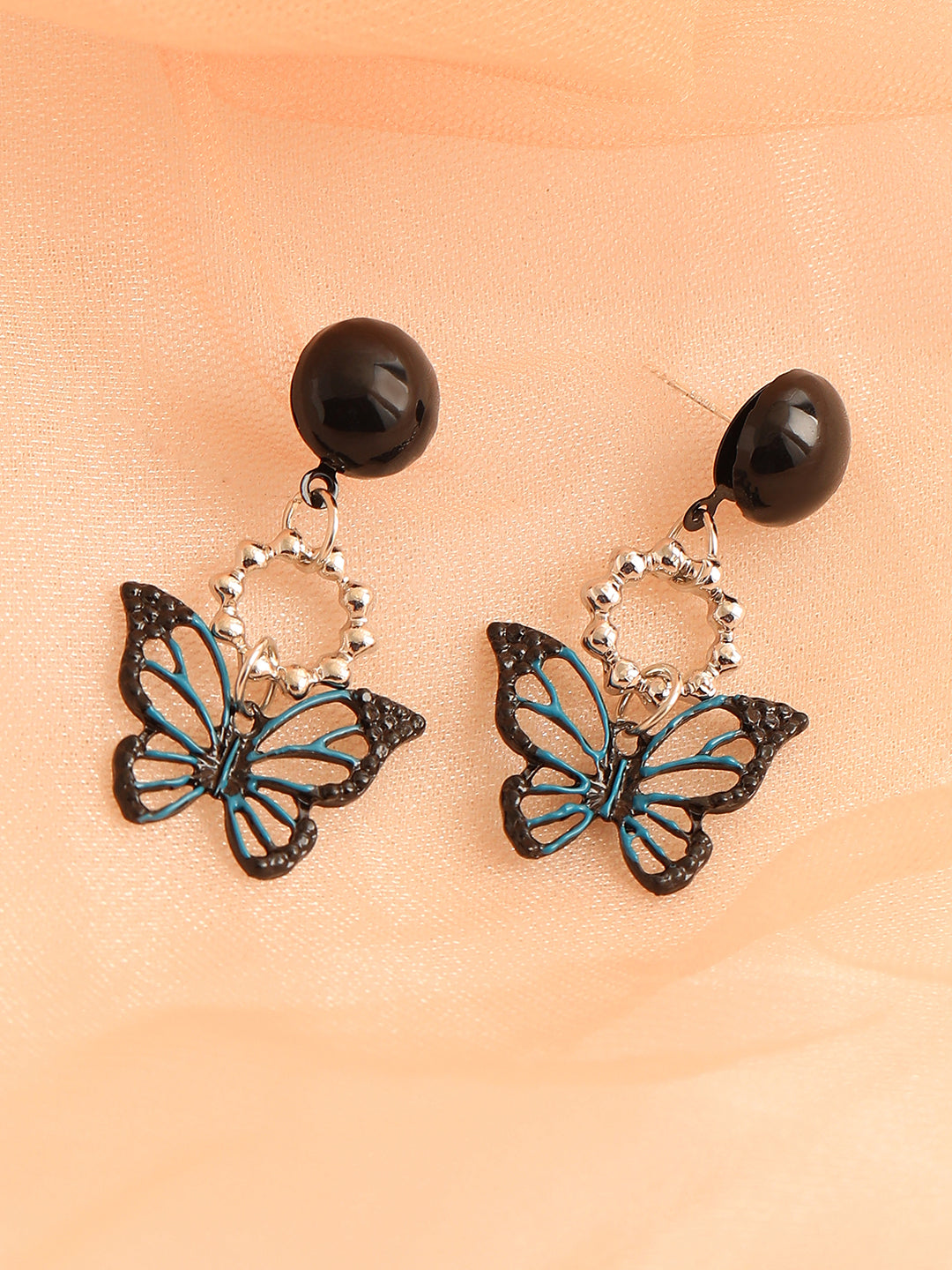 GOLD PLATED PARTY DESIGNER STONE DROP EARRING FOR WOMEN