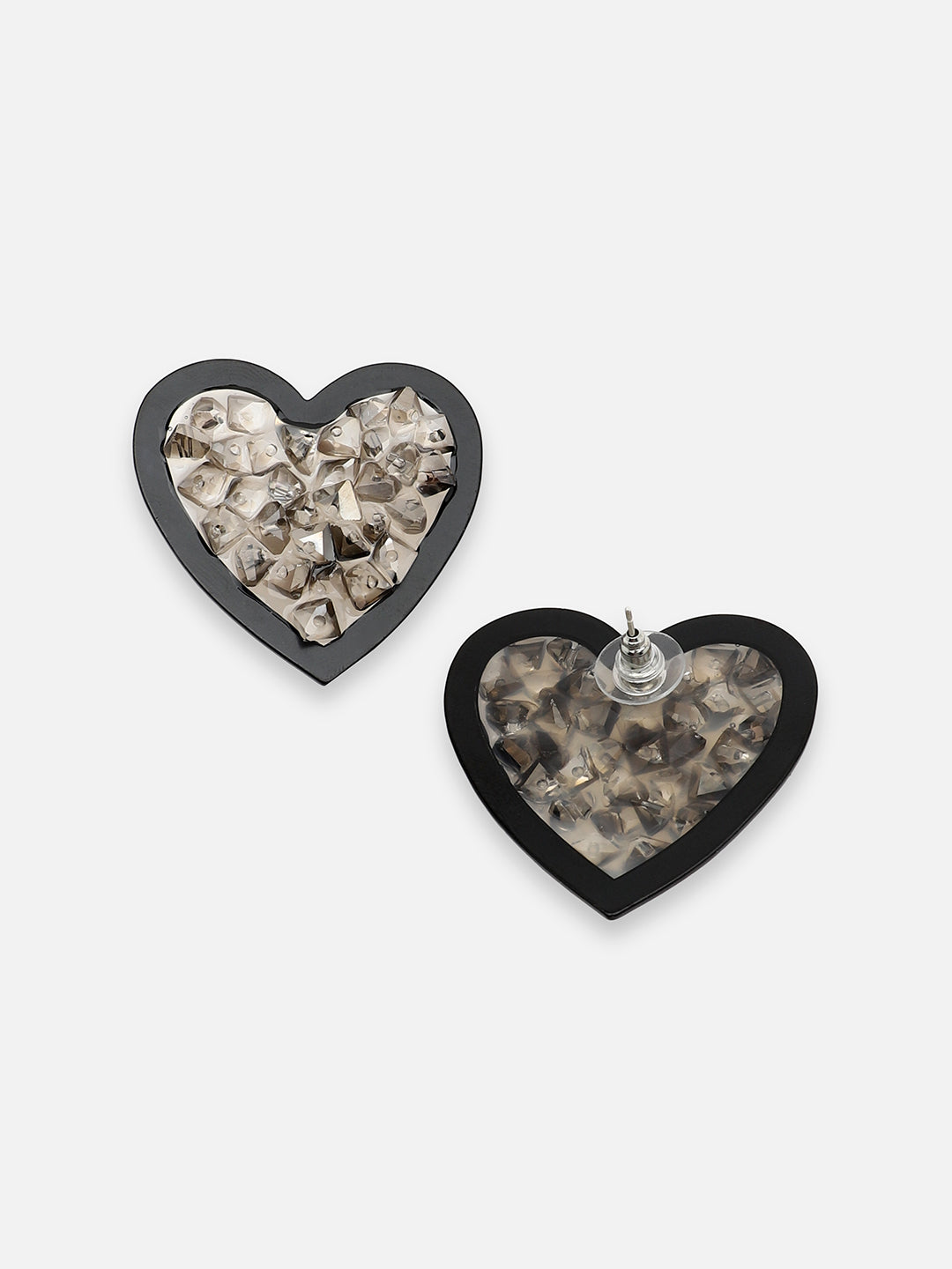 GOLD PLATED PARTY DESIGNER STONE STUD FOR WOMEN