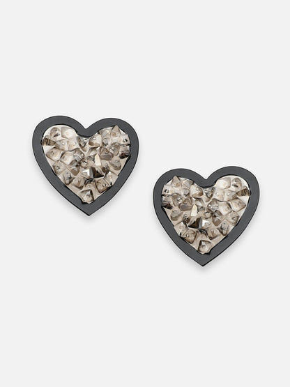 GOLD PLATED PARTY DESIGNER STONE STUD FOR WOMEN