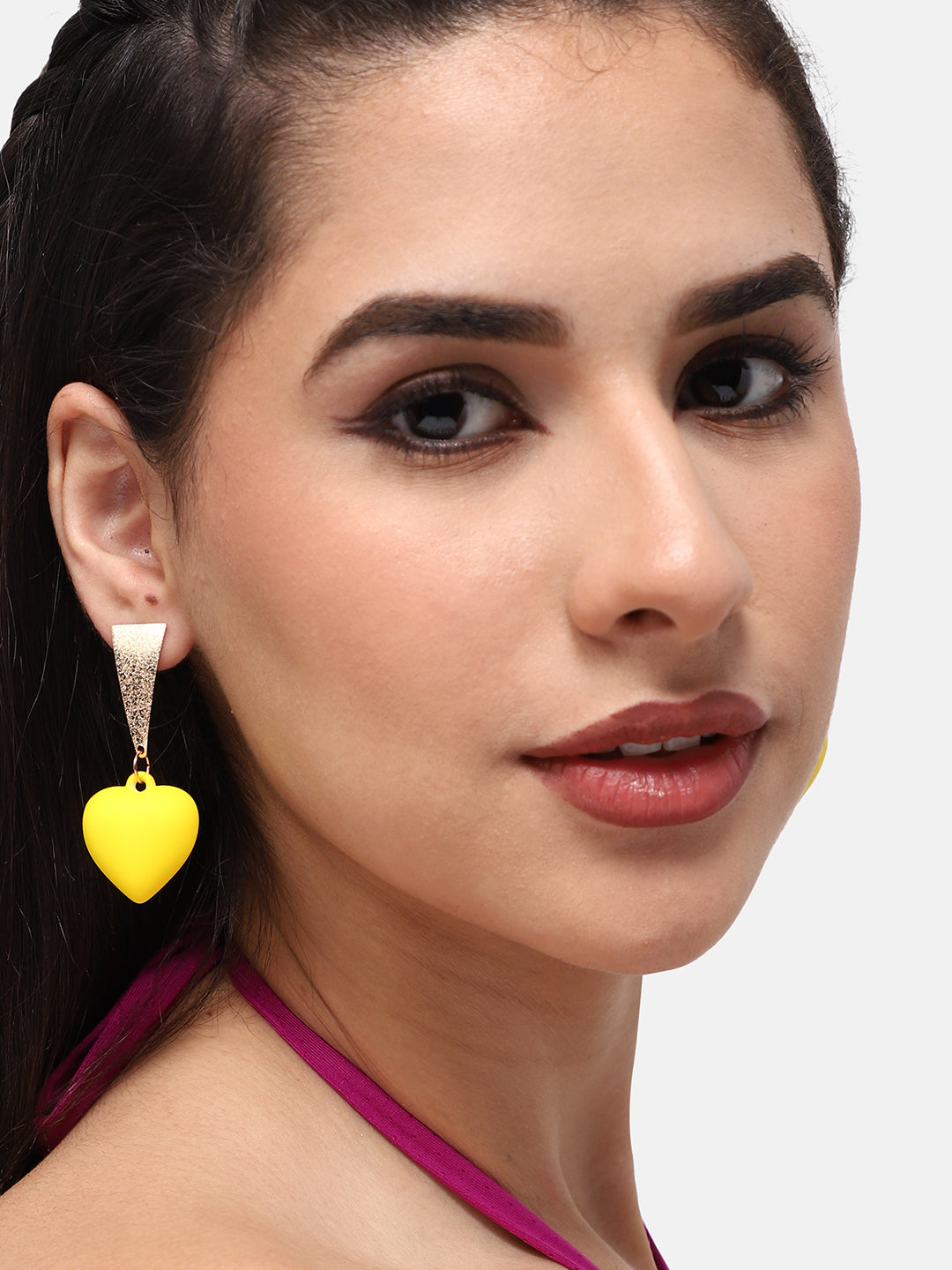 GOLD PLATED PARTY DESIGNER DROP EARRING FOR WOMEN