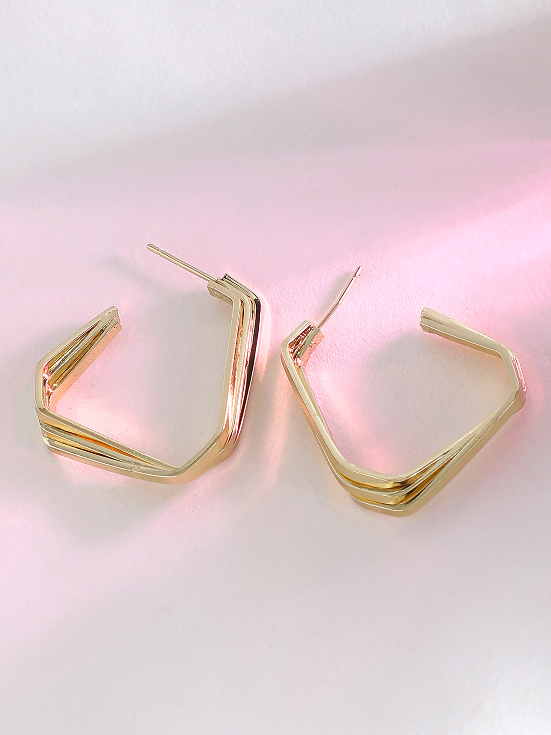 GOLD PLATED PARTY DESIGNER DROP EARRING FOR WOMEN