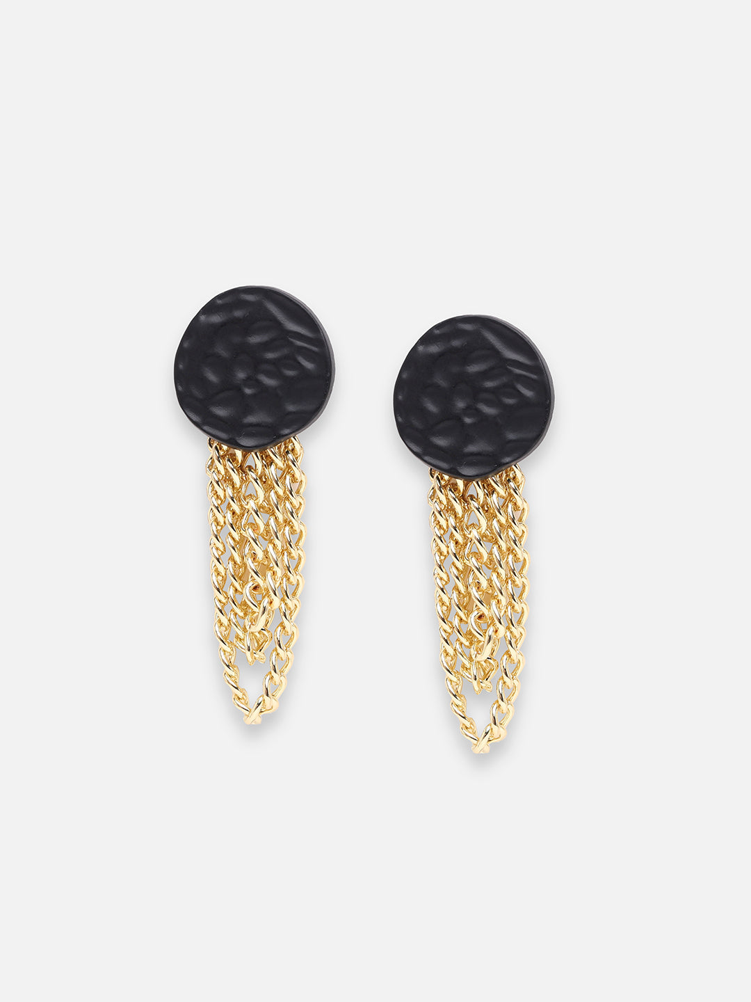 GOLD PLATED PARTY PEARLS DROP EARRING FOR WOMEN