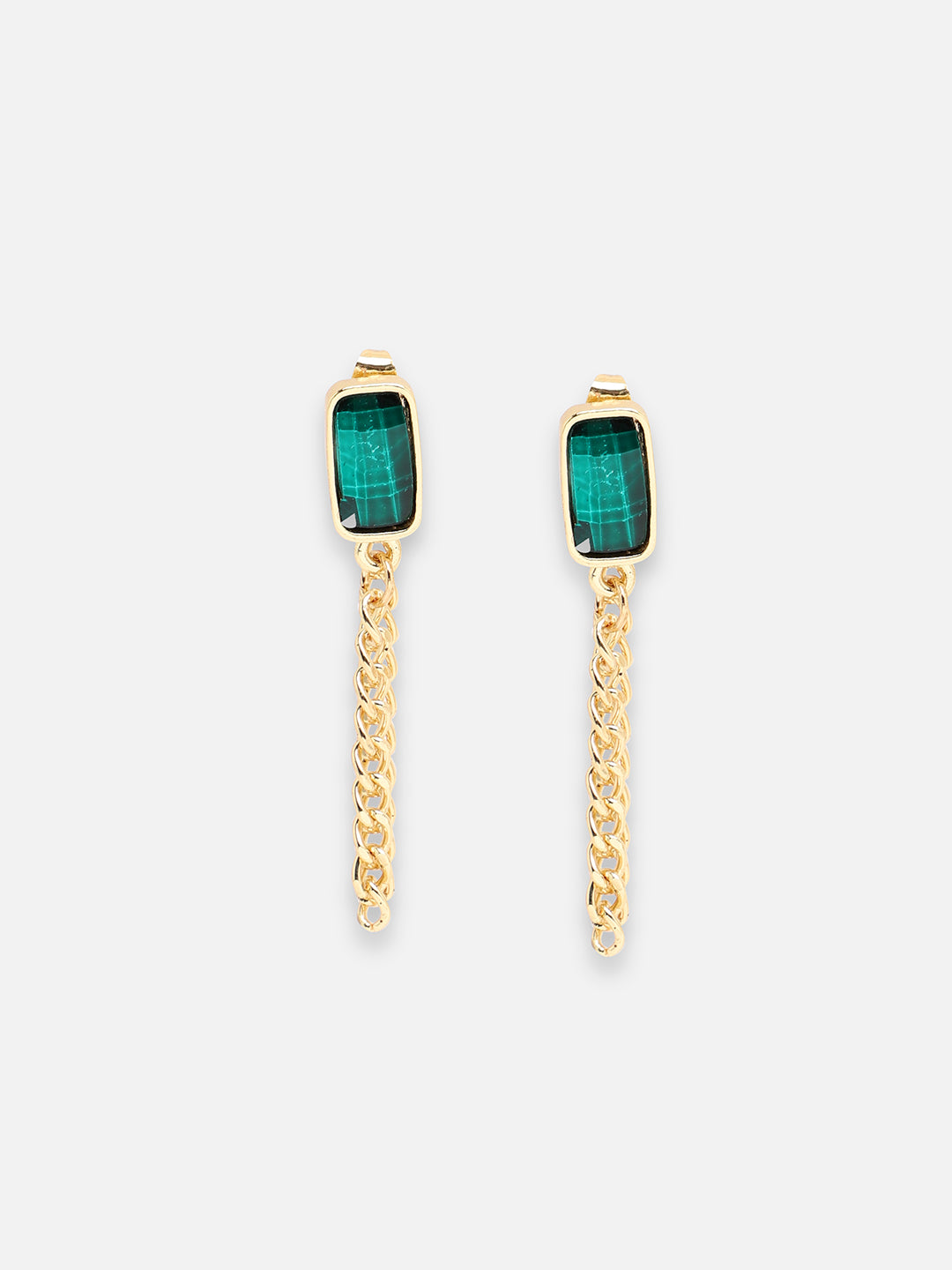 GOLD PLATED PARTY DESIGNER DROP EARRING FOR WOMEN