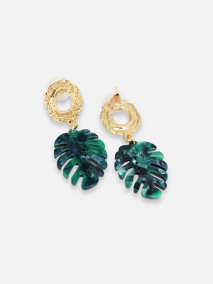GOLD PLATED PARTY DESIGNER DROP EARRING FOR WOMEN