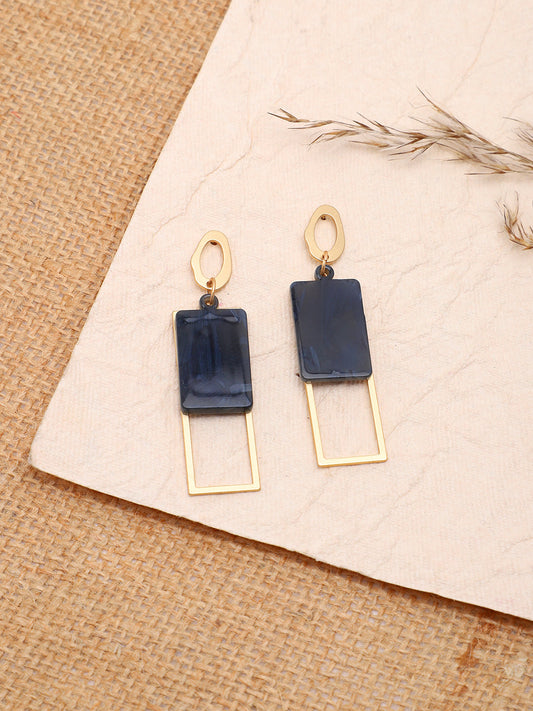 GOLD PLATED PARTY DESIGNER DROP EARRING FOR WOMEN