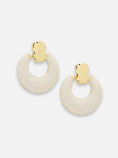 GOLD PLATED PARTY DESIGNER DROP EARRING FOR WOMEN