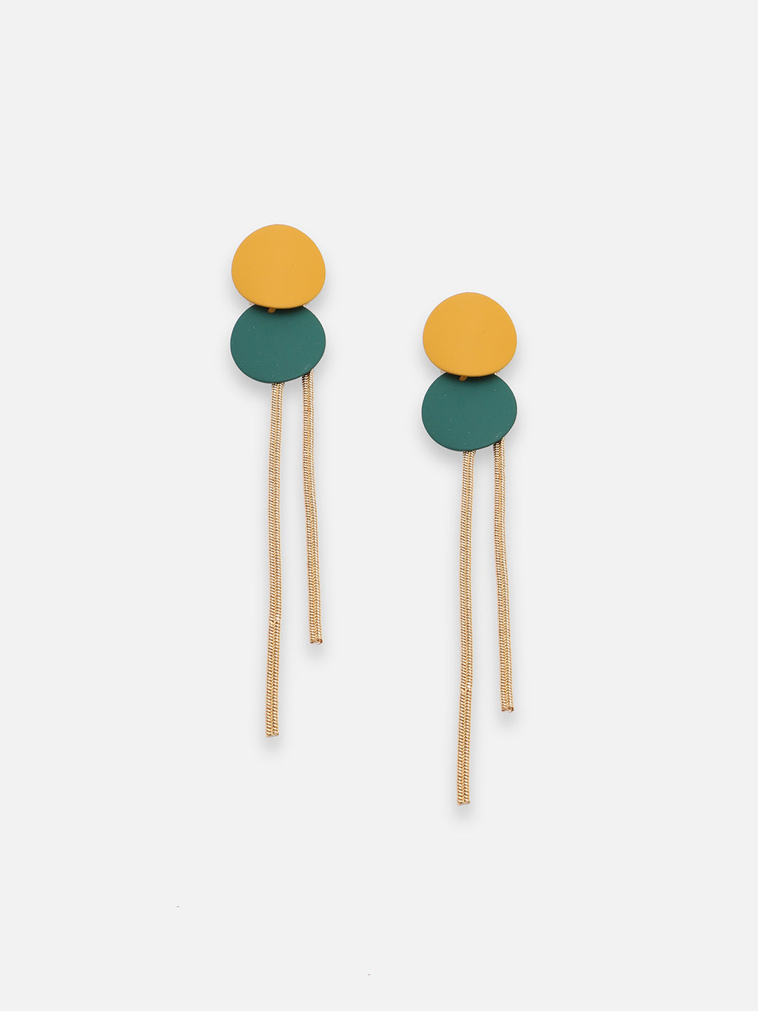 GOLD PLATED PARTY DESIGNER DROP EARRING FOR WOMEN