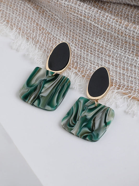 GOLD PLATED PARTY DESIGNER DROP EARRING FOR WOMEN