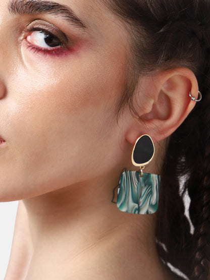 GOLD PLATED PARTY DESIGNER DROP EARRING FOR WOMEN