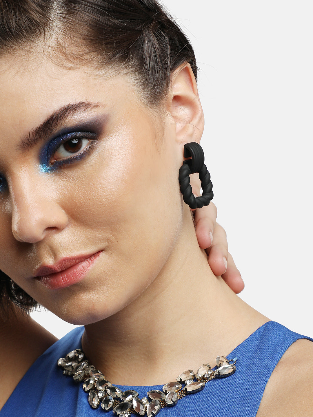 GOLD PLATED PARTY DESIGNER DROP EARRING FOR WOMEN