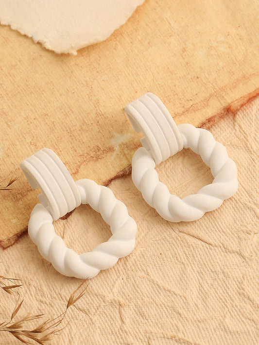GOLD PLATED PARTY DESIGNER DROP EARRING FOR WOMEN
