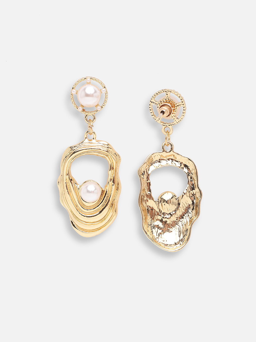 GOLD PLATED PARTY DESIGNER DROP EARRING FOR WOMEN