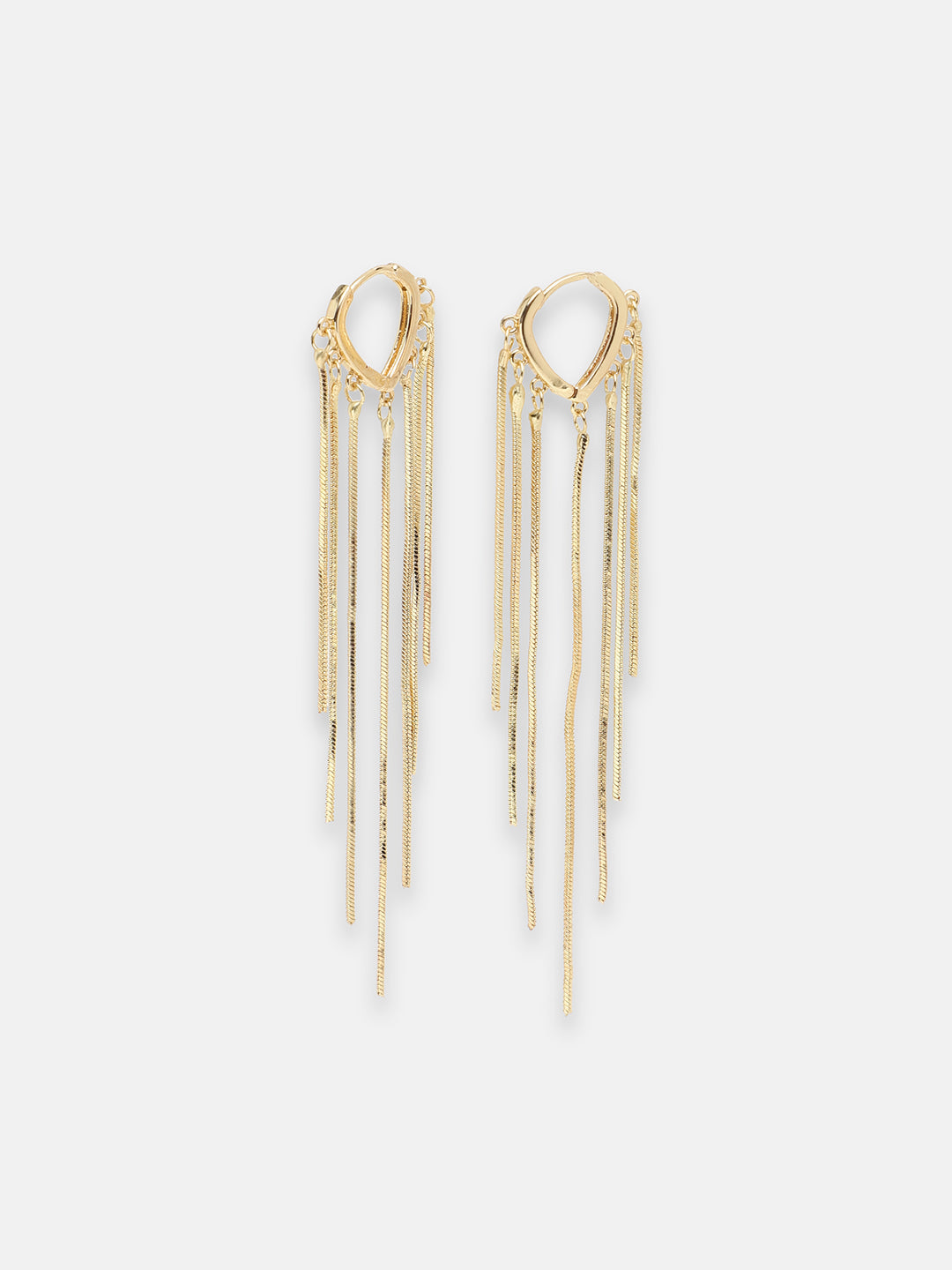 GOLD PLATED PARTY DESIGNER DROP EARRING FOR WOMEN