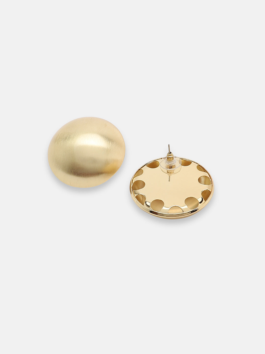 GOLD PLATED CASUAL DESIGNER STUD FOR WOMEN