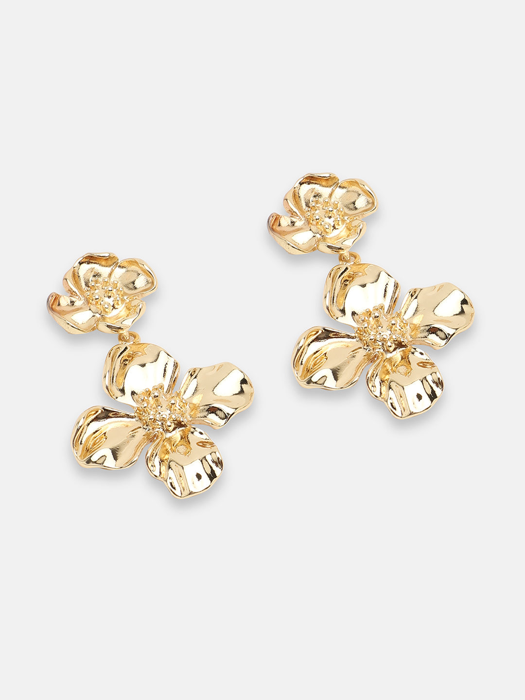 GOLD PLATED PARTY DESIGNER DROP EARRING FOR WOMEN