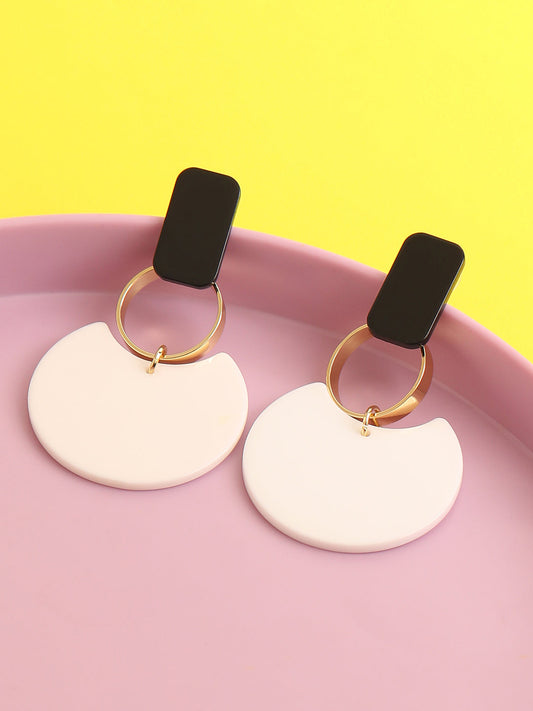 GOLD PLATED PARTY DESIGNER DROP EARRING FOR WOMEN