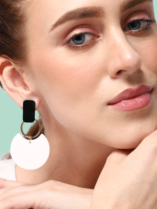 GOLD PLATED PARTY DESIGNER DROP EARRING FOR WOMEN