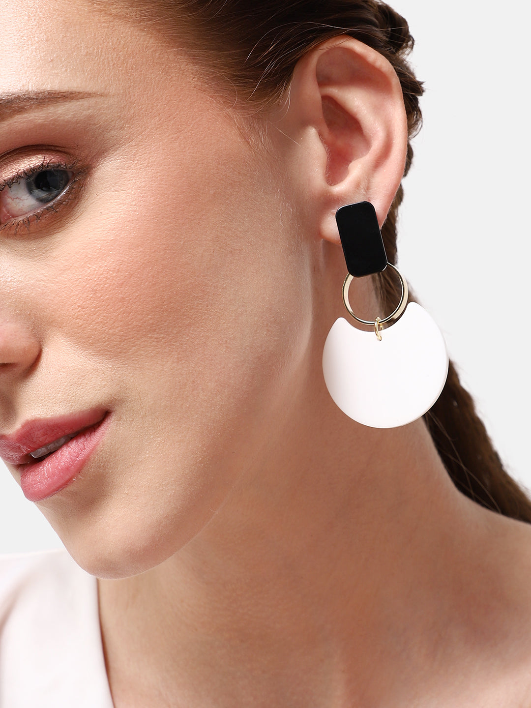 GOLD PLATED PARTY DESIGNER DROP EARRING FOR WOMEN