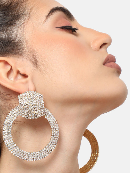 Glittering Grace Drop Earrings