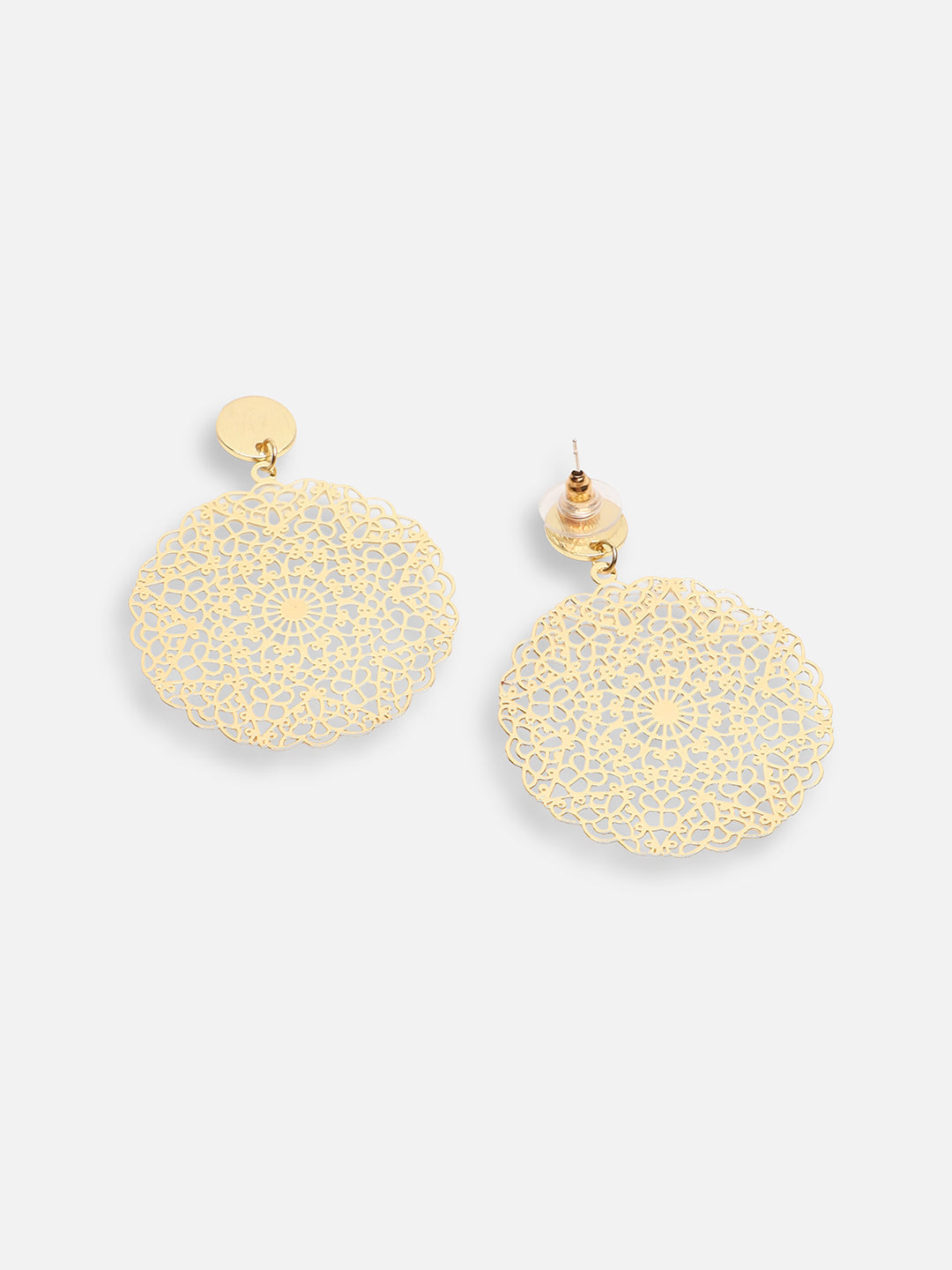 GOLD PLATED PARTY DESIGNER DROP EARRING FOR WOMEN