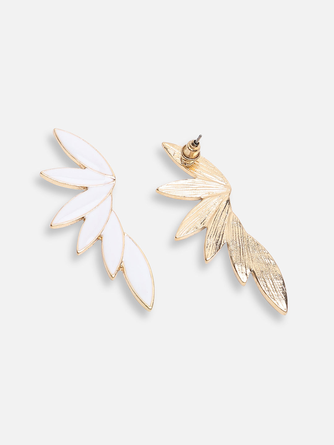 GOLD PLATED PARTY DESIGNER STONE DROP EARRING FOR WOMEN