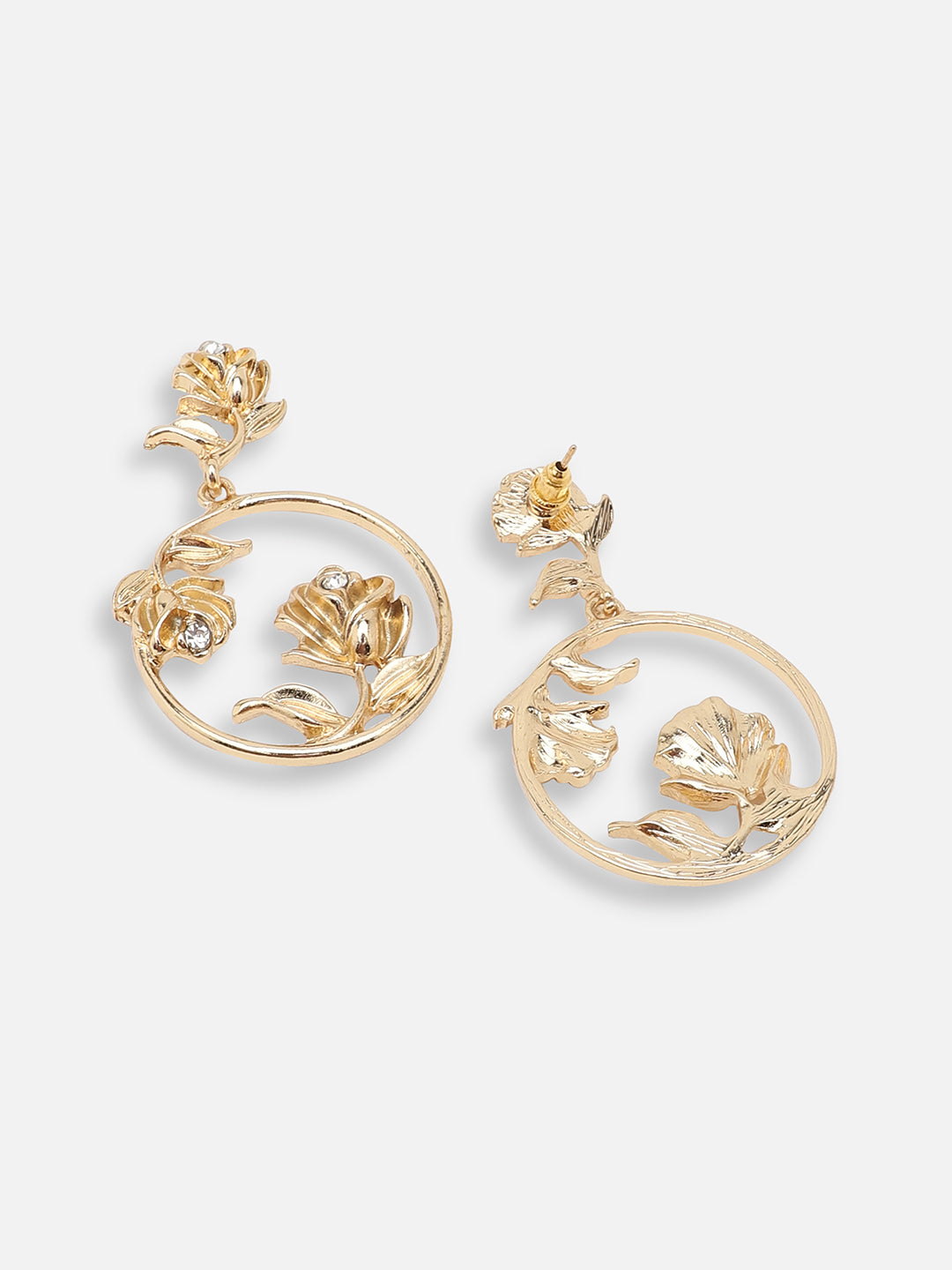 GOLD PLATED PARTY DESIGNER DROP EARRING FOR WOMEN