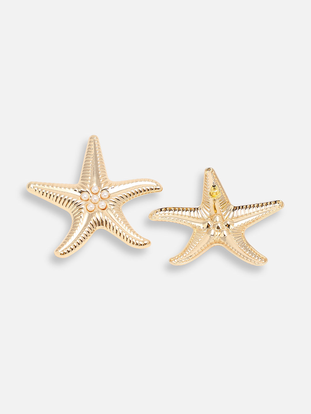 GOLD PLATED PARTY DESIGNER STUD FOR WOMEN