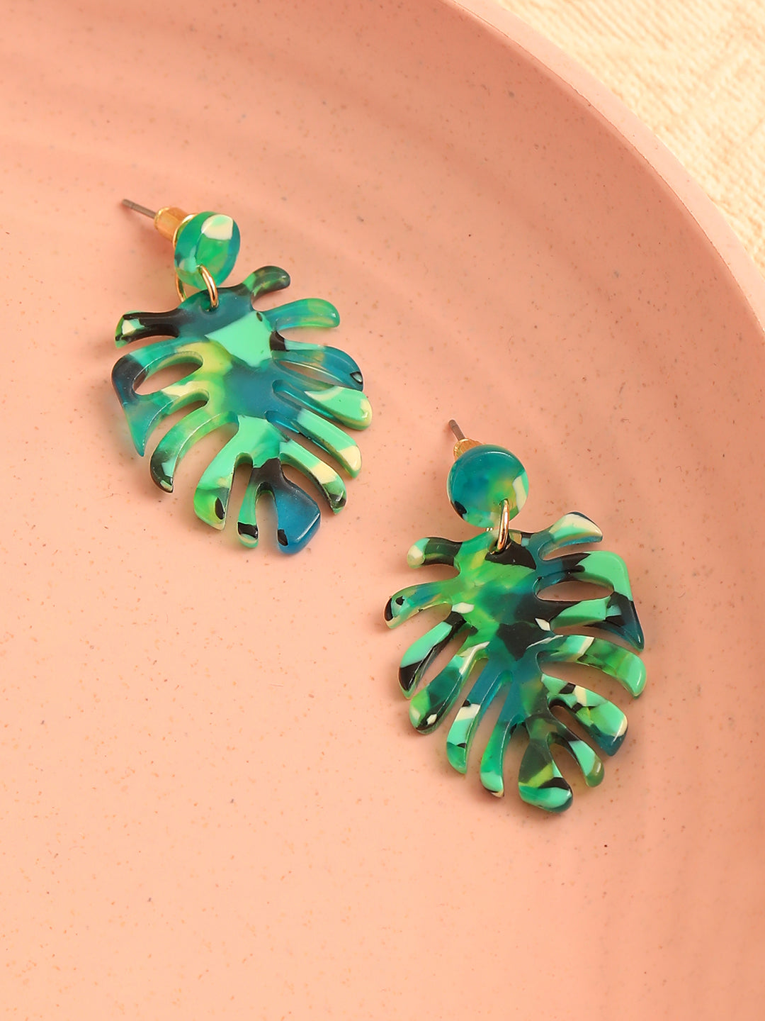 GOLD PLATED PARTY DESIGNER DROP EARRING FOR WOMEN