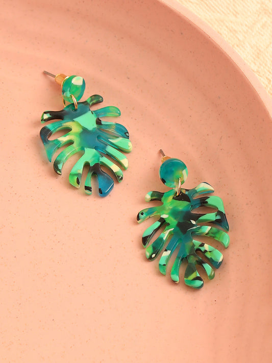 GOLD PLATED PARTY DESIGNER DROP EARRING FOR WOMEN