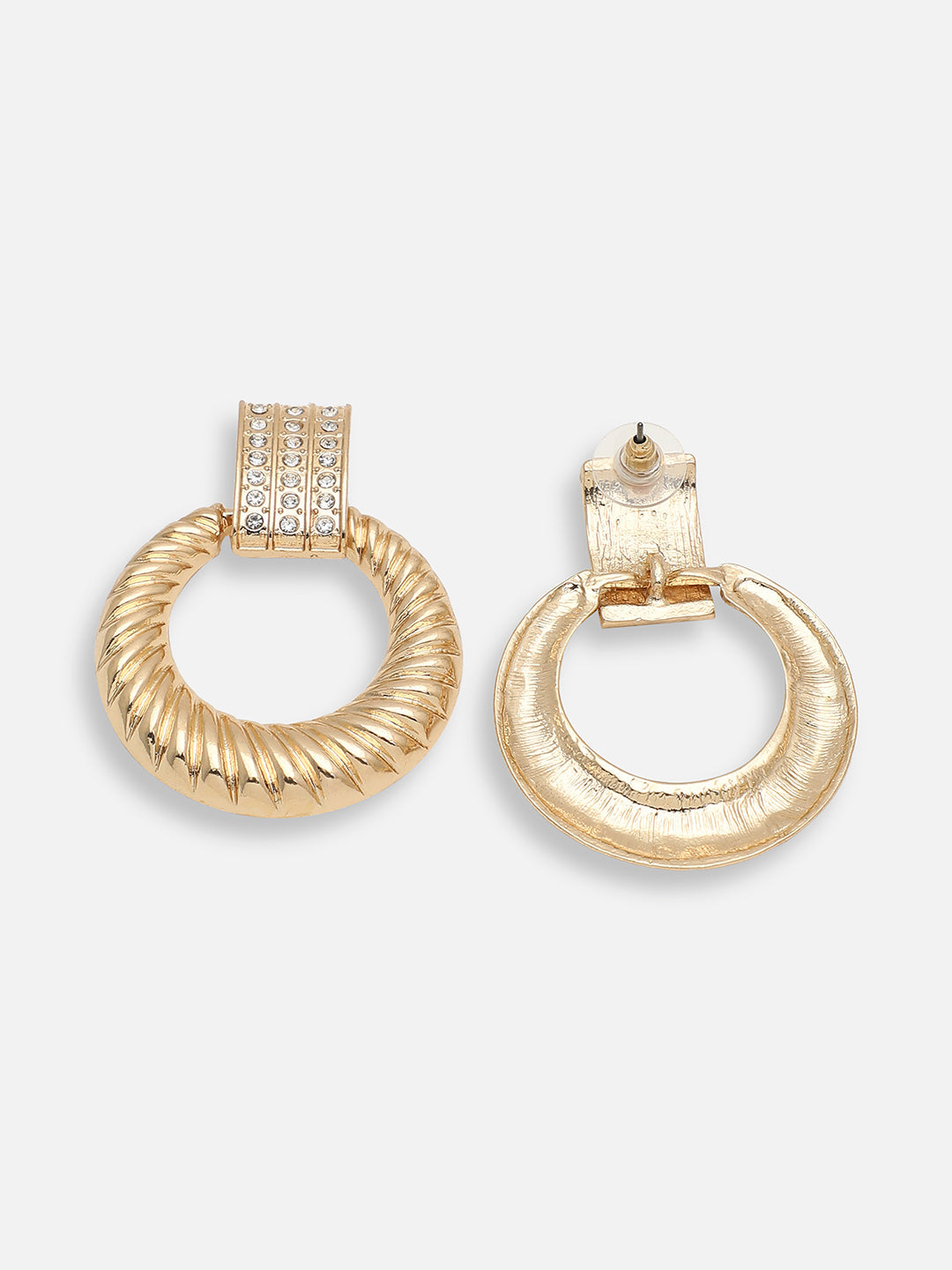 GOLD PLATED PARTY DESIGNER DROP EARRING FOR WOMEN