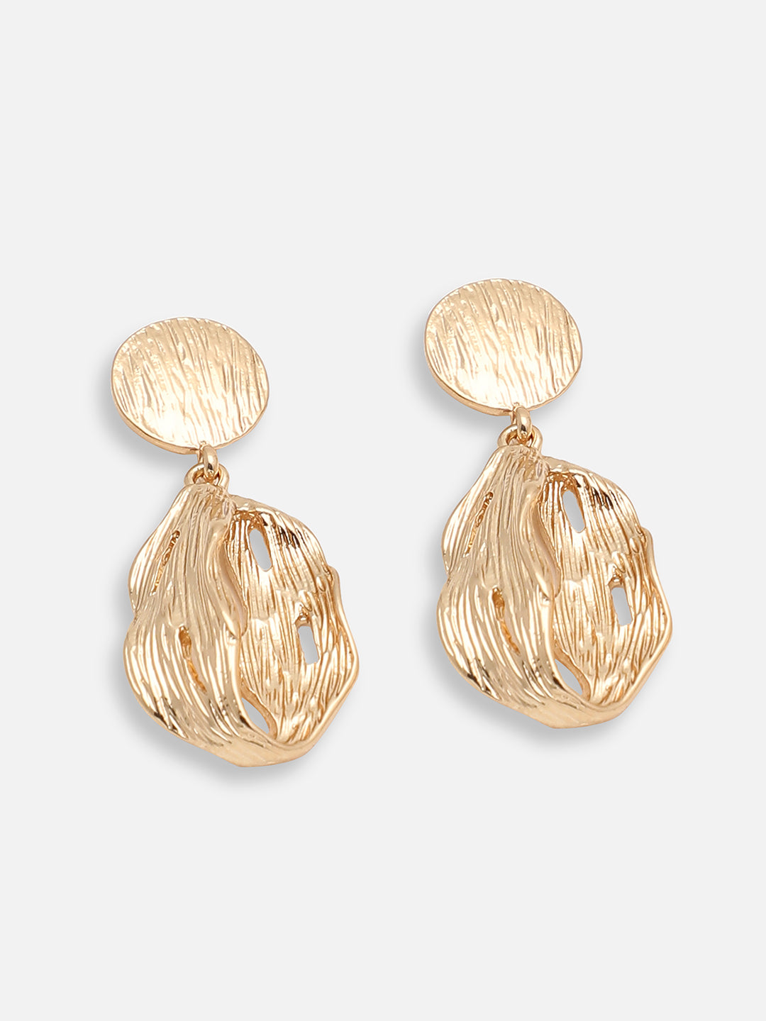 GOLD PLATED PARTY DESIGNER DROP EARRING FOR WOMEN