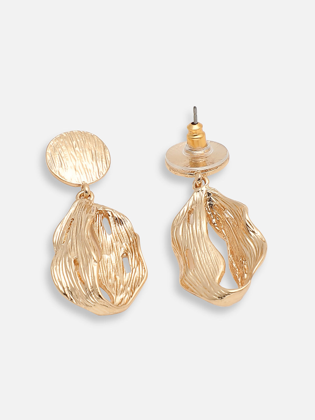 GOLD PLATED PARTY DESIGNER DROP EARRING FOR WOMEN