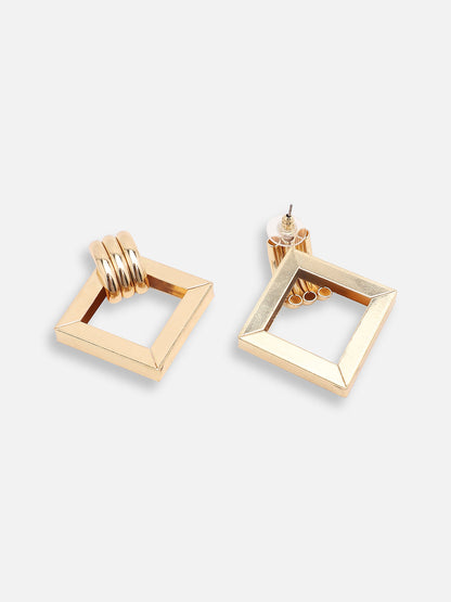 GOLD PLATED PARTY DESIGNER DROP EARRING FOR WOMEN