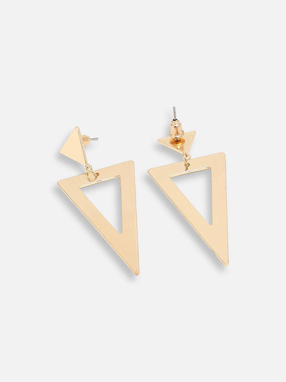 GOLD PLATED PARTY DESIGNER DROP EARRING FOR WOMEN