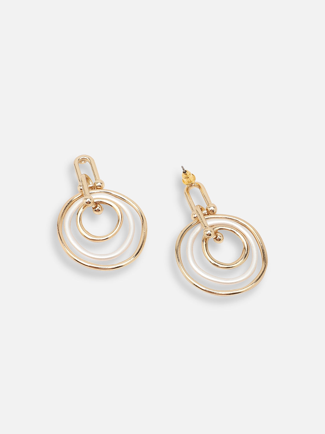 GOLD PLATED PARTY DESIGNER DROP EARRING FOR WOMEN