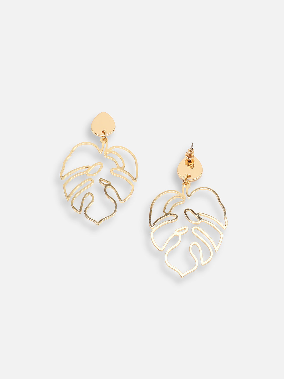 GOLD PLATED PARTY DESIGNER DROP EARRING FOR WOMEN