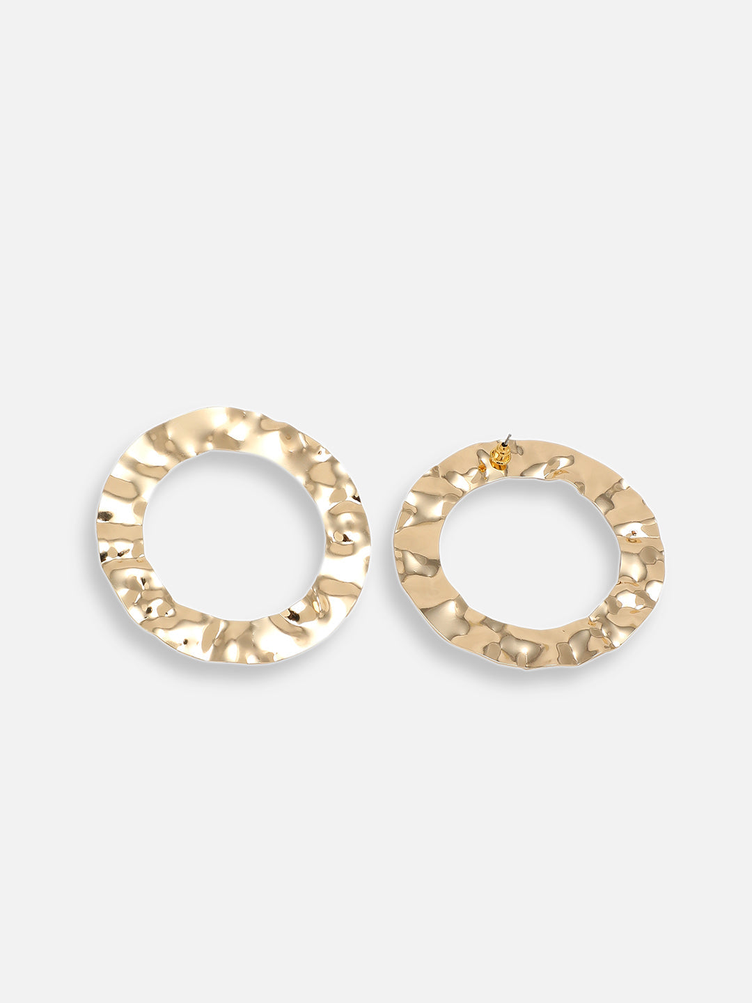 GOLD PLATED PARTY DESIGNER HOOP EARRING FOR WOMEN