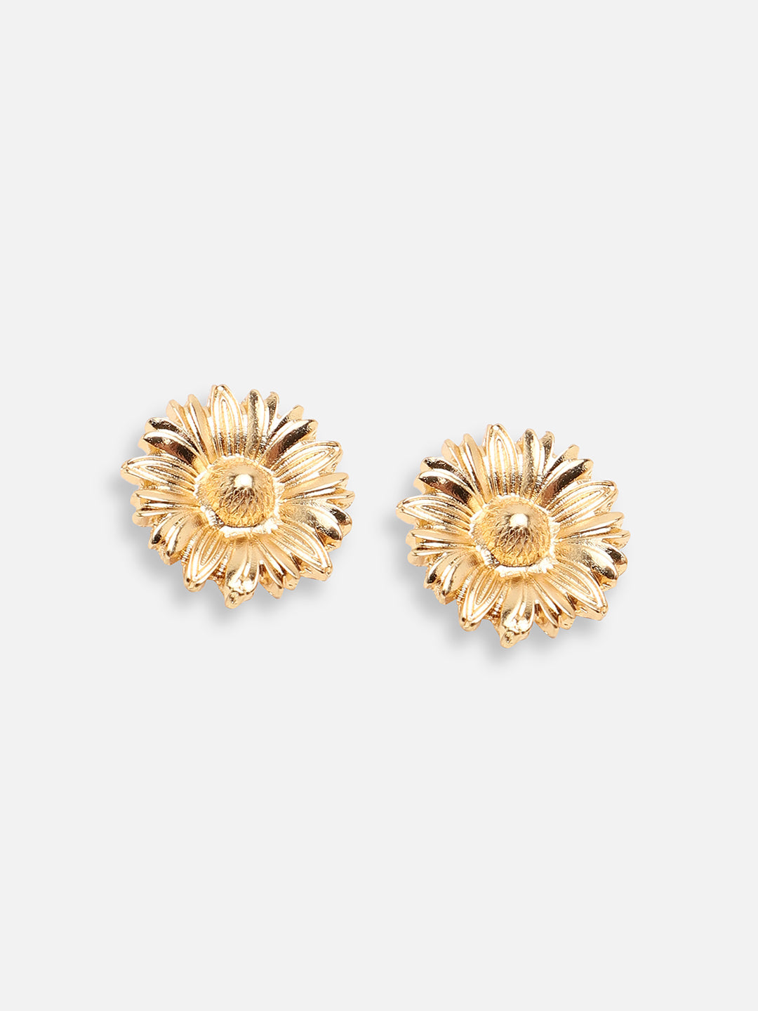 GOLD PLATED CASUAL DESIGNER STUD FOR WOMEN
