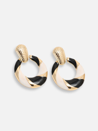 GOLD PLATED PARTY DESIGNER DROP EARRING FOR WOMEN