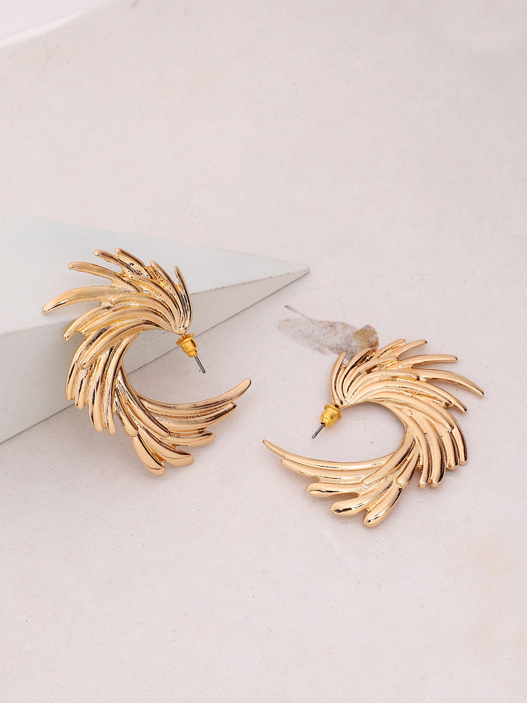 GOLD PLATED PARTY DESIGNER DROP EARRING FOR WOMEN